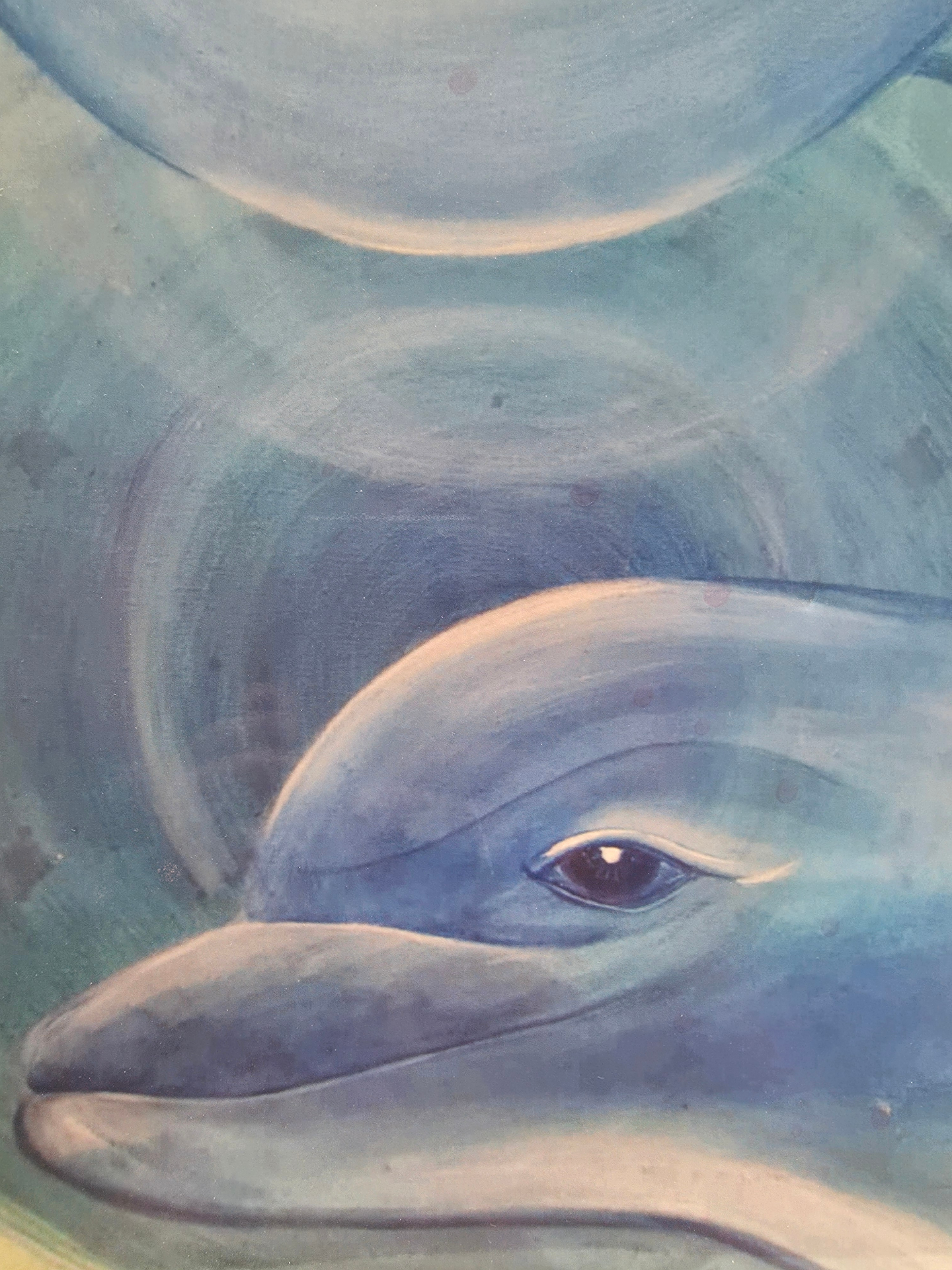 Delfinernas Sång — painting by Toryn Ideberg